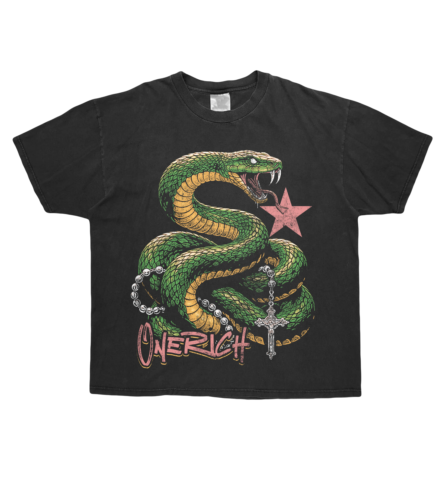 Snake Rosary Tee