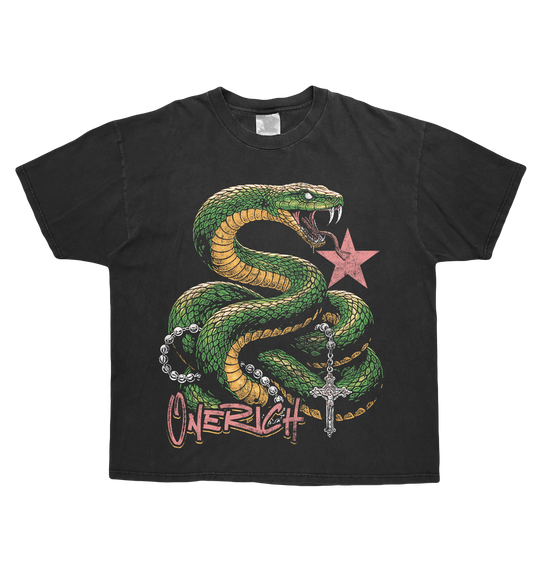 Snake Rosary Tee