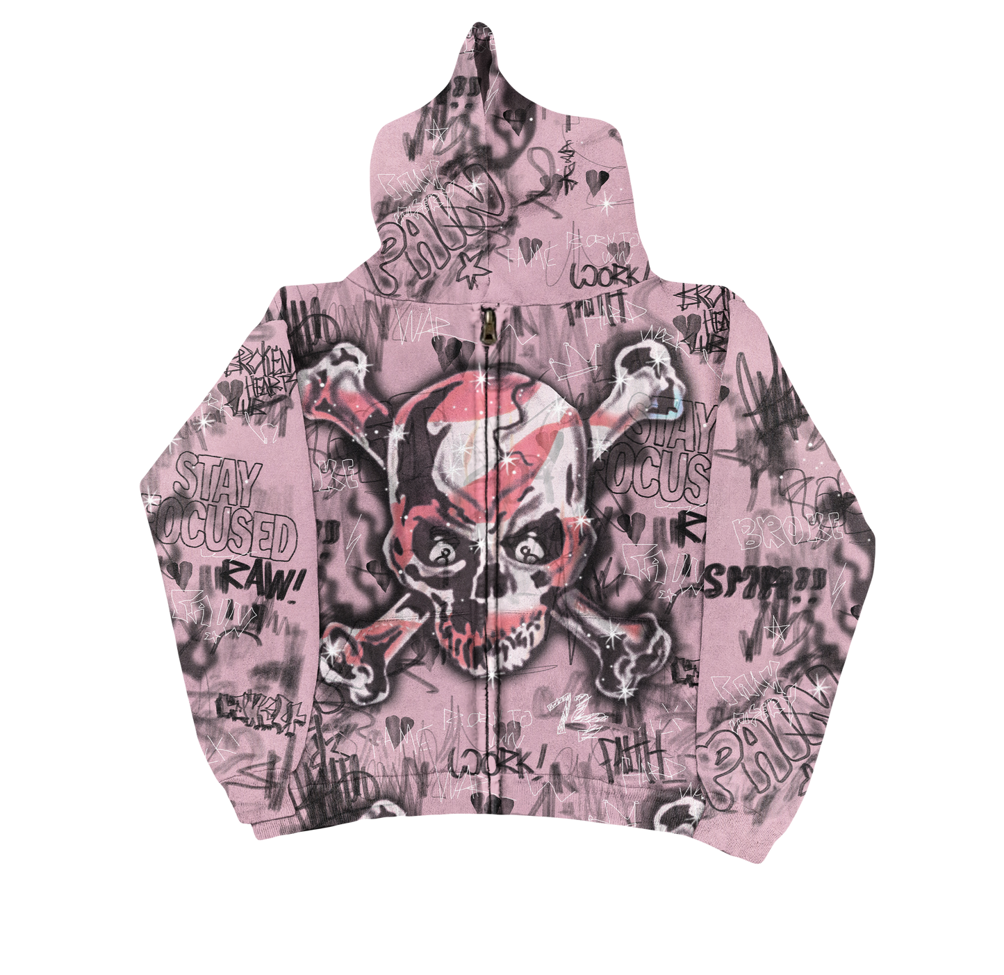 22 Graffiti Zip-Up